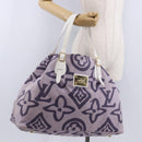 LOUIS VUITTON Cruise line Taicienne GM Bag Canvas Purple M95681 LV Auth ep15639A-23