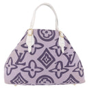 LOUIS VUITTON Cruise line Taicienne GM Bag Canvas Purple M95681 LV Auth ep15639A-3