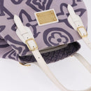 LOUIS VUITTON Cruise line Taicienne GM Bag Canvas Purple M95681 LV Auth ep15639A-6