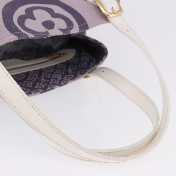 LOUIS VUITTON Cruise line Taicienne GM Bag Canvas Purple M95681 LV Auth ep15639A
