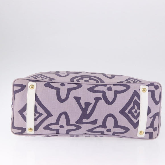 LOUIS VUITTON Cruise line Taicienne GM Bag Canvas Purple M95681 LV Auth ep15639A