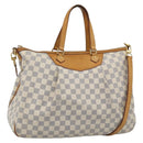 LOUIS VUITTON Damier Azur Siracusa GM Shoulder Bag N41111 LV Auth ep15640A-1