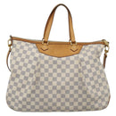 LOUIS VUITTON Damier Azur Siracusa GM Shoulder Bag N41111 LV Auth ep15640A-2