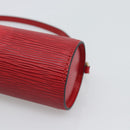 LOUIS VUITTON Epi Soufflot Pouch Accessory Pouch Red LV Auth ep15641-9