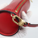 LOUIS VUITTON Epi Soufflot Pouch Accessory Pouch Red LV Auth ep15641-17