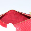 LOUIS VUITTON Epi Soufflot Pouch Accessory Pouch Red LV Auth ep15641-18