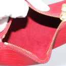 LOUIS VUITTON Epi Soufflot Pouch Accessory Pouch Red LV Auth ep15641-11