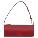 LOUIS VUITTON Epi Soufflot Pouch Accessory Pouch Red LV Auth ep15641-13