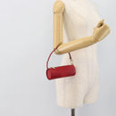 LOUIS VUITTON Epi Soufflot Pouch Accessory Pouch Red LV Auth ep15641-21