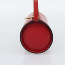 LOUIS VUITTON Epi Soufflot Pouch Accessory Pouch Red LV Auth ep15641-3