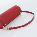 LOUIS VUITTON Epi Soufflot Pouch Accessory Pouch Red LV Auth ep15641-7