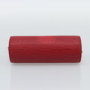 LOUIS VUITTON Epi Soufflot Pouch Accessory Pouch Red LV Auth ep15641-5