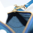 LOUIS VUITTON Epi Soufflot Pouch Blue LV Auth ep15642-18