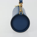 LOUIS VUITTON Epi Soufflot Pouch Blue LV Auth ep15642-3