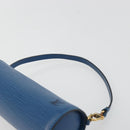 LOUIS VUITTON Epi Soufflot Pouch Blue LV Auth ep15642-8