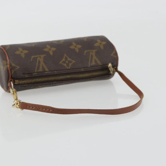 LOUIS VUITTON Monogram Papillon Pouch LV Auth ep15644