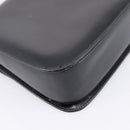 GUCCI Hand Bag Leather Black Gold Tone Auth ep15645-13