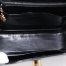 GUCCI Hand Bag Leather Black Gold Tone Auth ep15645-16