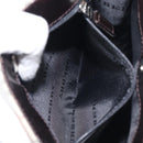 BURBERRY Nova Check Shoulder Bag Canvas Beige Silver Auth ep15646-20