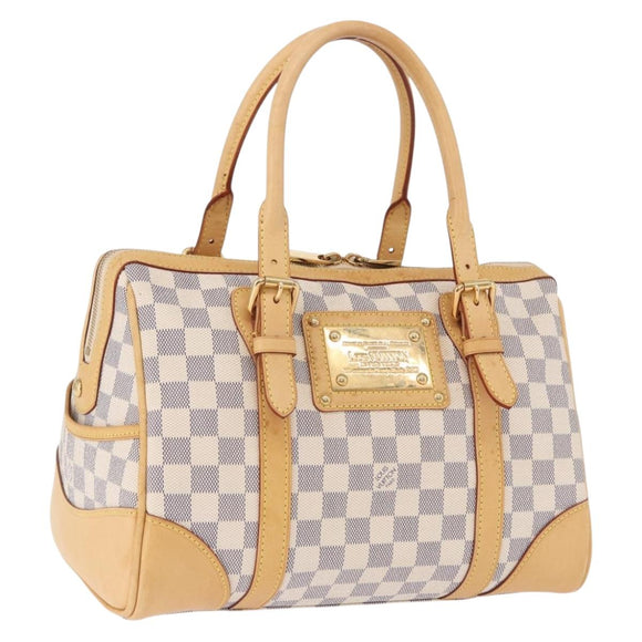 LOUIS VUITTON Damier Azur Berkeley Hand Bag N52001 LV Auth ep15648A