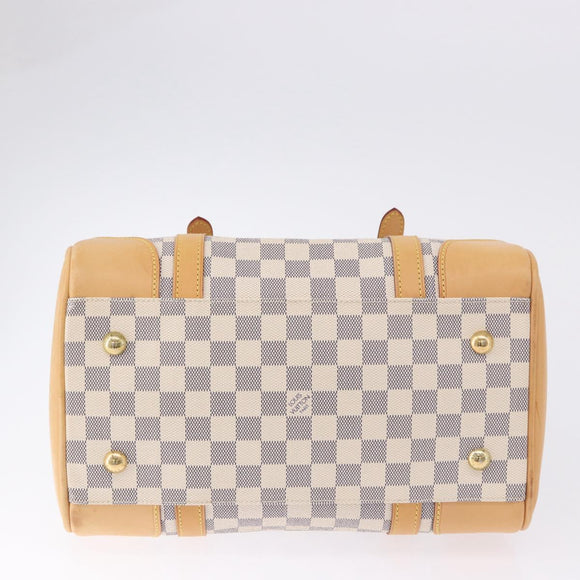 LOUIS VUITTON Damier Azur Berkeley Hand Bag N52001 LV Auth ep15648A