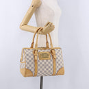 LOUIS VUITTON Damier Azur Berkeley Hand Bag N52001 LV Auth ep15648A-24