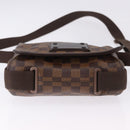 LOUIS VUITTON Damier Ebene Brooklyn PM Shoulder Bag N51210 LV Auth ep15649-5