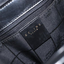 CELINE Macadam Hand Bag Vinyl Brown Black Auth ep15650-15
