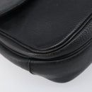 Burberrys Shoulder Bag Leather Black Gold Tone Auth ep15651-15
