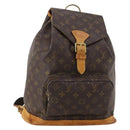 LOUIS VUITTON Monogram Montsouris GM Backpack M51135 LV Auth ep15653-1