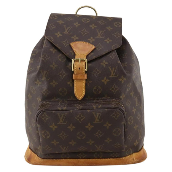 LOUIS VUITTON Monogram Montsouris GM Backpack M51135 LV Auth ep15653