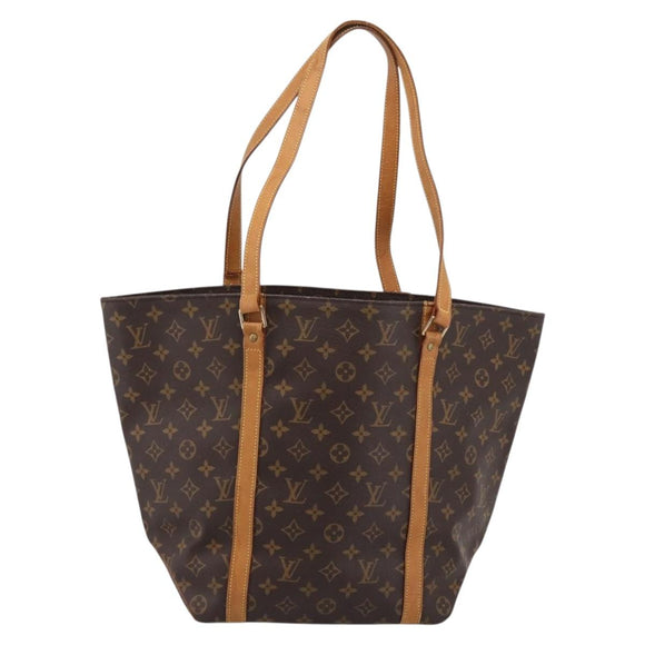 LOUIS VUITTON Monogram Sac Shopping Tote Bag M51108 LV Auth ep15654