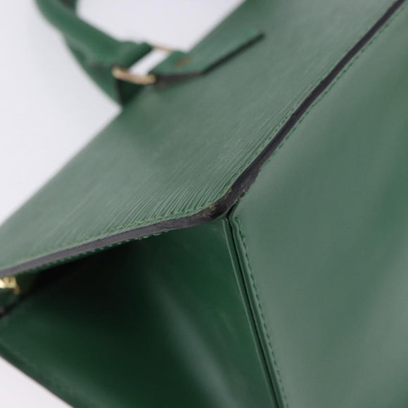 LOUIS VUITTON Epi Sac Triangle Hand Bag Green M52094 LV Auth ep15656A
