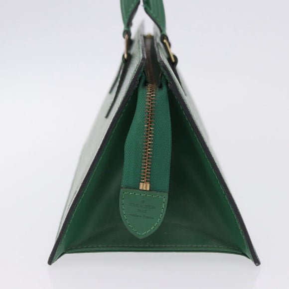 LOUIS VUITTON Epi Sac Triangle Hand Bag Green M52094 LV Auth ep15656A