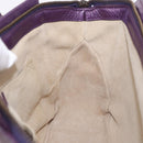 GUCCI Hand Bag Leather Purple Gold Tone 282481 Auth ep15662V-18