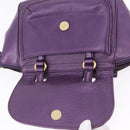 GUCCI Hand Bag Leather Purple Gold Tone 282481 Auth ep15662V-21