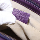 GUCCI Hand Bag Leather Purple Gold Tone 282481 Auth ep15662V-23