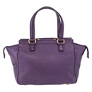 GUCCI Hand Bag Leather Purple Gold Tone 282481 Auth ep15662V-3