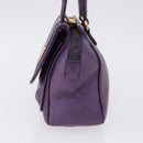 GUCCI Hand Bag Leather Purple Gold Tone 282481 Auth ep15662V-4