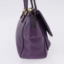 GUCCI Hand Bag Leather Purple Gold Tone 282481 Auth ep15662V-5