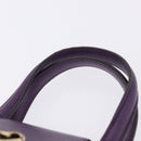 GUCCI Hand Bag Leather Purple Gold Tone 282481 Auth ep15662V-8