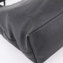 PRADA Tote Bag Leather Black Auth ep15663-16
