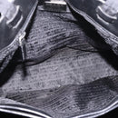 PRADA Tote Bag Leather Black Auth ep15663-11