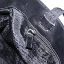 PRADA Tote Bag Leather Black Auth ep15663-20