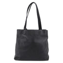 PRADA Tote Bag Leather Black Auth ep15663-13
