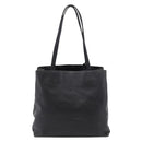 PRADA Tote Bag Leather Black Auth ep15663-2