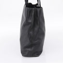 PRADA Tote Bag Leather Black Auth ep15663-4
