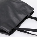 PRADA Tote Bag Leather Black Auth ep15663-6