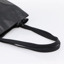 PRADA Tote Bag Leather Black Auth ep15663-7
