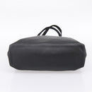 PRADA Tote Bag Leather Black Auth ep15663-5